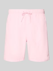 Badehose mit Label-Patch Modell 'Mike' von Shiwi Pink - 21