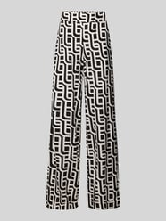 Wide Leg Stoffhose mit Eingrifftaschen von Christian Berg Woman - 39