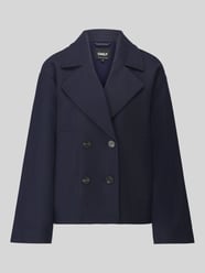 płaszcz o kroju regular fit z kołnierzem z połami model 'NANCY' od ONLY - 6