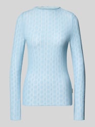 Shirt met lange mouwen met ronde hals model 'Zahara' van OH APRIL - 18