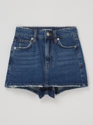 Jeansrock mit eingearbeiteter Shorts von Mango Blau / Türkis - 27