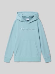 Bluza z kapturem z mieszanki bawełny z wyhaftowanym logo od Champion - 4