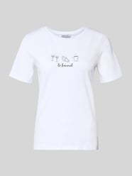 T-shirt z nadrukiem z motywem od MORE & MORE - 12