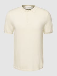 Poloshirt im unifarbenen Design Modell 'Ramon' von Bruun & Stengade Weiß - 33