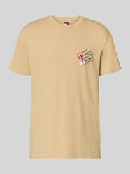 Regular Fit T-Shirt aus reiner Baumwolle von Tommy Jeans Beige - 2