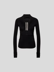 Longsleeve mit Cut Out von Rick Owens Grau / Schwarz - 2