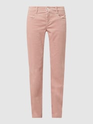 Slim Fit Samthose mit Stretch-Anteil von MAC Pink - 38