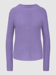 Strickpullover mit Seitenschlitze von Esprit Lila - 30