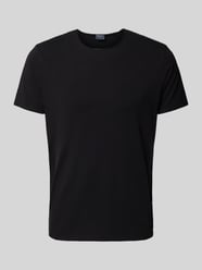 T-Shirt mit Rundhalsausschnitt von OLYMP Level Five Schwarz - 18