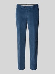 Regular Fit Cordhose mit Gürtelschlaufen Modell 'PARMA' von Hiltl Blau - 7