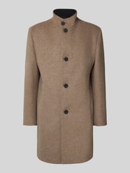 Regular fit lange jas van wolmix, model 'MINTRAX' van HUGO Beige - 11