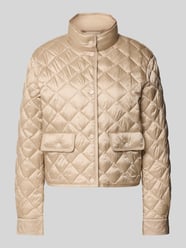 Gewatteerd jack met opstaande kraag van Marc Cain Beige - 39