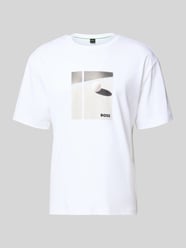 Relaxed fit T-shirt van puur katoen, model 'JOIN' van BOSS Green - 35