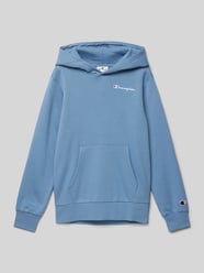 Hoodie mit Label-Stitching von CHAMPION Blau - 9