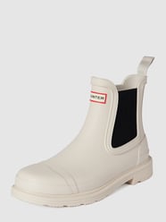 Chelsea Boots mit Label-Detail von Hunter Weiß - 30