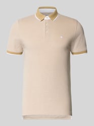 Slim Fit Poloshirt mit Viskose-Anteil Modell 'Paulos' von JACK & JONES Beige - 36