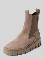 Buty chelsea z naturalnej skóry ze skóry bydlęcej od Tamaris - 12