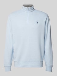 Sweatshirt mit Logo-Stitching von Polo Ralph Lauren Blau - 38