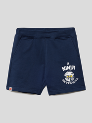 Sweatshorts mit Motiv-Print von LEGO WEAR Blau - 33