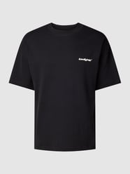 T-shirt met labelprint van Low Lights Studios Zwart - 24