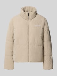 Relaxed Fit Steppjacke in Cord-Optik von PEGADOR Beige - 16