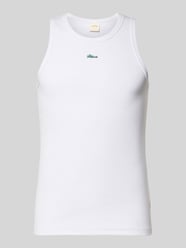 Tanktop in Ripp-Optik mit Label-Stitching von BLKVIS - 14