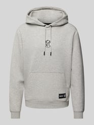 Hoodie met motiefprint, model 'NFL' van BOSS Orange Grijs / zwart - 1