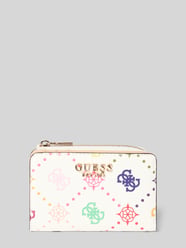 Portmonetki z detalem logo model 'Emelie' od GUESS - 34