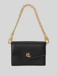 Portfel ze skóry naturalnej z odpinanym łańcuszkiem do noszenia od Lauren Ralph Lauren - 27