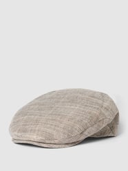 Schiebermütze mit feinem Muster Modell 'GATSBY' von Müller Headwear Beige - 7