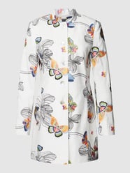 Blazer van linnen met all-over motief van White Label Wit - 48