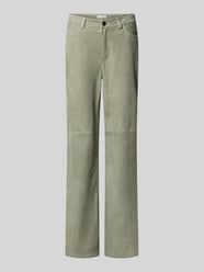 Regular Fit Lederhose aus echtem Ziegenleder von Marc O'Polo - 16