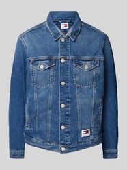 Jeansjacke mit Label-Patch Modell 'RYAN' von Tommy Jeans Blau - 36