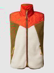 Weste mit Two-Tone-Machart Modell 'BERRI' von TheJoggConcept Orange - 29