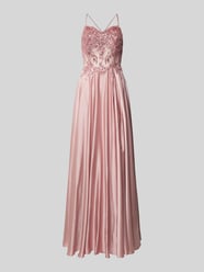 Abendkleid mit Paillettenbesatz von Mascara Pink - 42