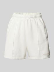 High waist sweatshorts met labelstitching, model 'SULLY' van Pegador - 20