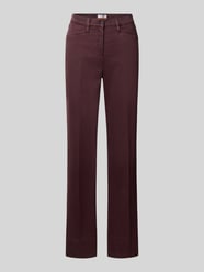 Super slim fit smalle broek van mix van katoen en lyocell model 'LORELLA' van Raphaela By Brax Bordeaux - 22