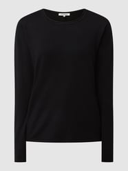 Sweter z mieszanki wiskozy model ‘Marla’ od Soft Rebels Czarny - 19