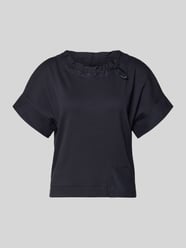 T-shirt z kieszenią wpuszczaną przy brzegu od Marc Cain - 27