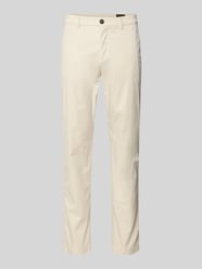 Spodnie o kroju slim fit z wpuszczanymi kieszeniami model 'Tybalt 5' od g1920 - 11