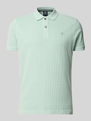 koszulka polo o kroju slim fit z wyhaftowanym logo od LERROS - 36
