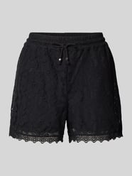 Szorty dresowe o kroju regular fit z koronki model 'HONEY' od VERO MODA - 6