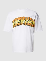 T-Shirt mit Label-Print von REVIEW Weiß - 40