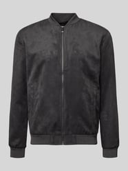 Kurtka blouson w skórzanym wyglądzie, krój regular fit, model 'LUCAS' od ONLY & SONS - 32