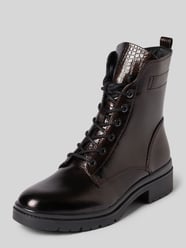Schnürstiefel mit Label-Detail und Strukturmuster von Tamaris - 34