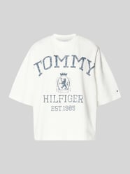 T-shirt o kroju relaxed fit z czystej bawełny od Tommy Hilfiger - 45