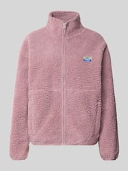 Regular Fit Jacke aus Teddyfell Modell 'Hoktown' von American Vintage Pink - 11