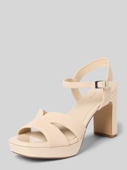 Sandaletten aus echtem Rindsleder von Tamaris Beige - 10