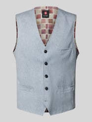 Gilet met strookzakken, model 'Mosley' van CG - Club of Gents - 23