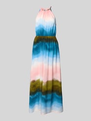 Tailliertes Maxikleid aus reiner Viskose von Tom Tailor Denim Pink - 27